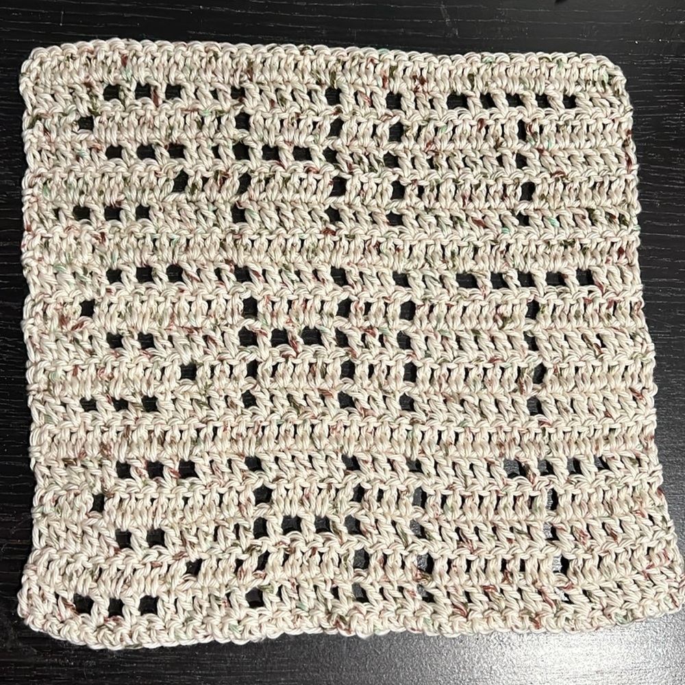 Handmade Crochet Dishcloth - NAUGHTY - Picture 2 of 6